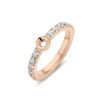 melano jewelry Melano Twisted Crystal Ring Ringen