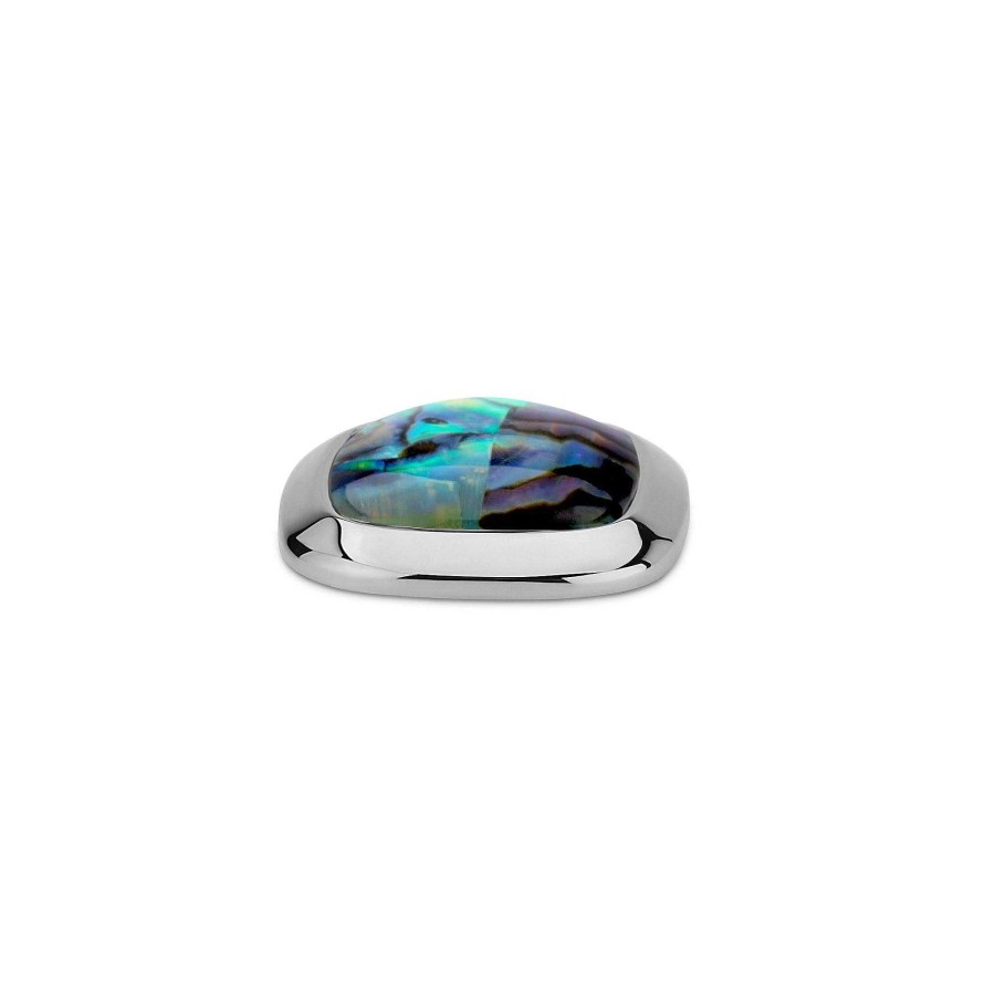 melano jewelry Melano Kosmic Abalone Square Steen Steentjes