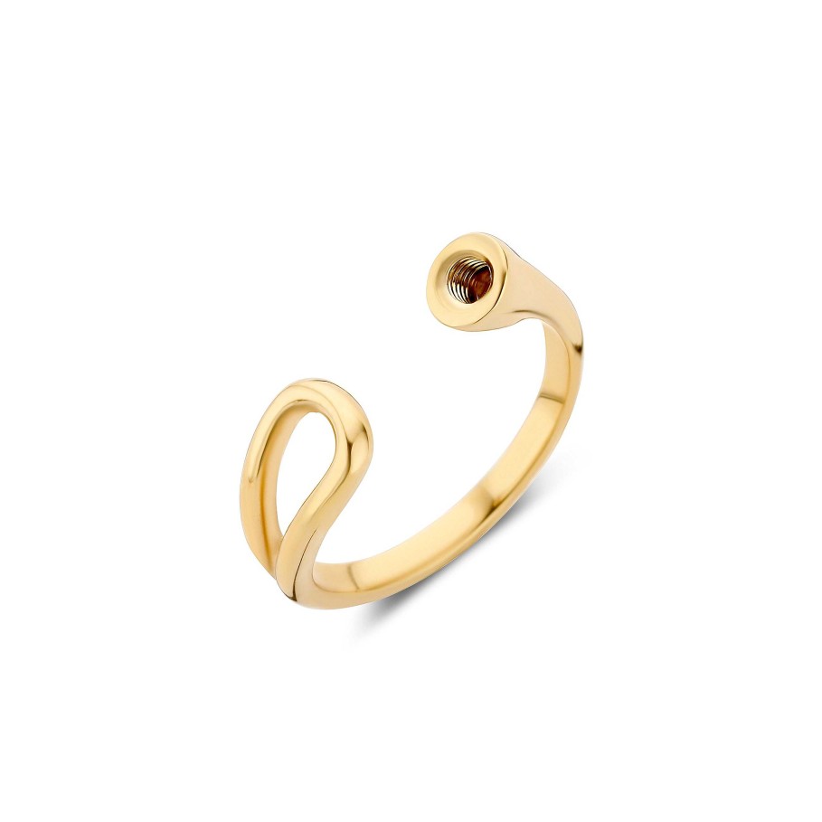 melano jewelry Melano Twisted Open Loop Ring Ringen