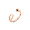 melano jewelry Melano Twisted Open Loop Ring Ringen