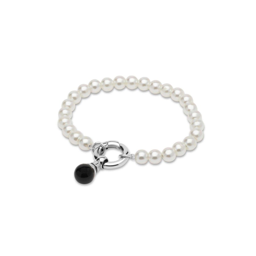 melano jewelry Melano Twisted Girl With The Pearl Armband Set Armbanden