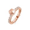 melano jewelry Melano Twisted Wave Cz Ring Ringen