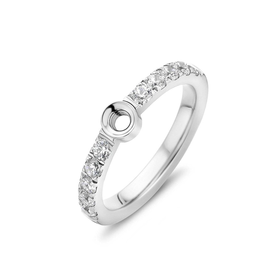 melano jewelry Melano Twisted Crystal Ring Ringen