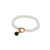 melano jewelry Melano Twisted Girl With The Pearl Armband Set Armbanden