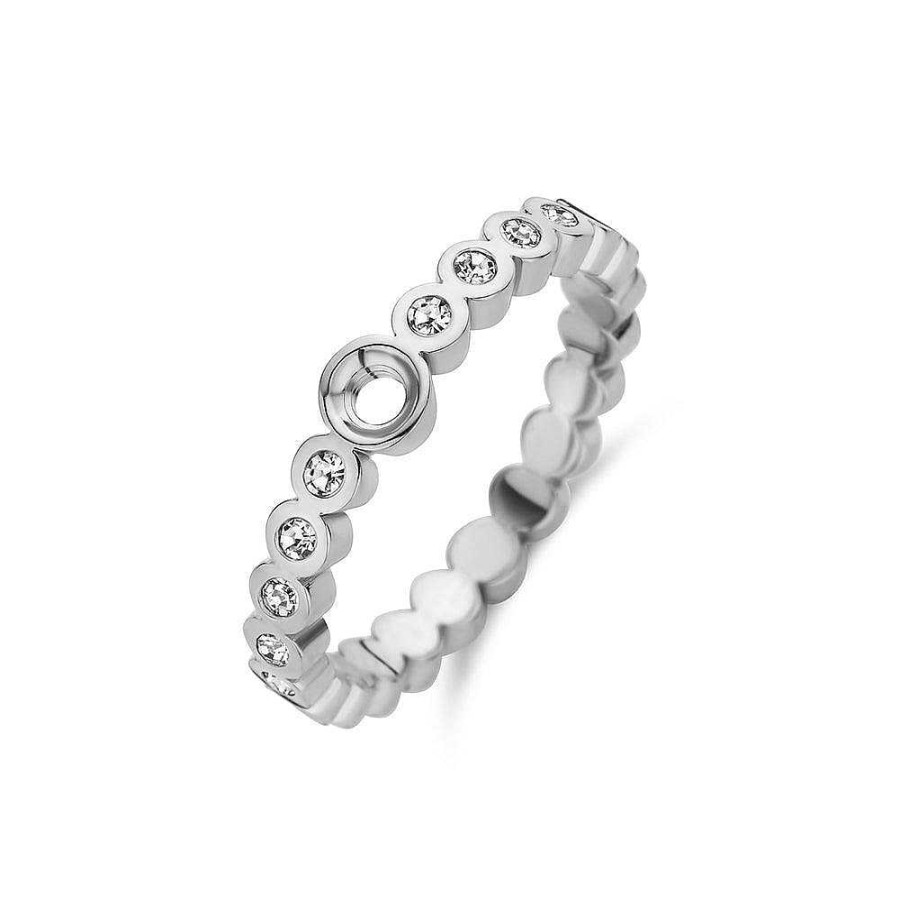 melano jewelry Melano Twisted Wave Cz Ring Ringen