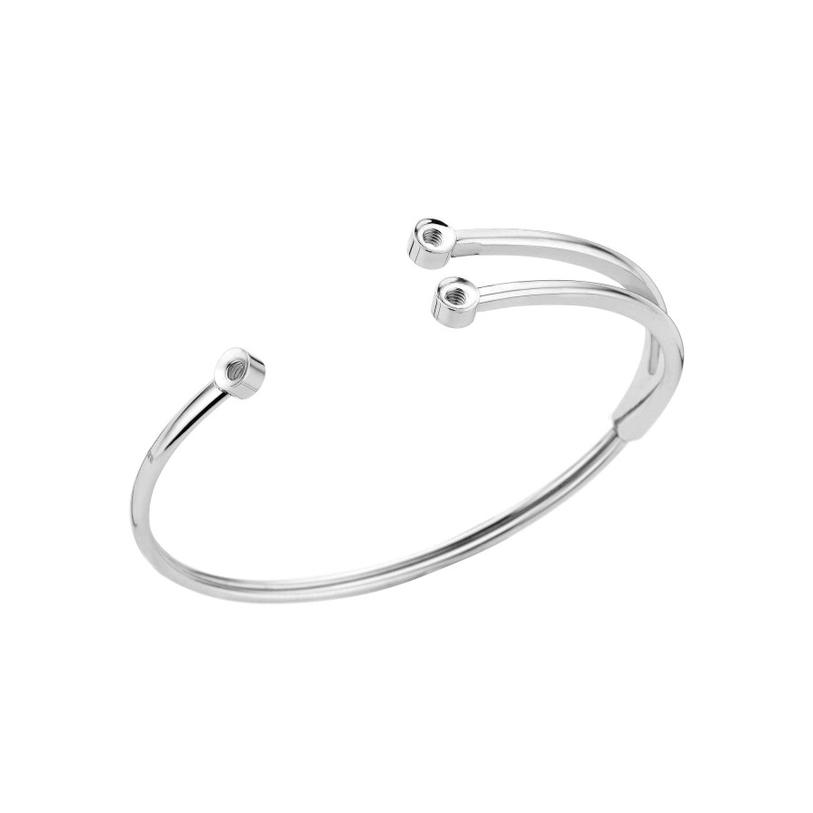 melano jewelry Melano Twisted Trio Stone Armband Armbanden