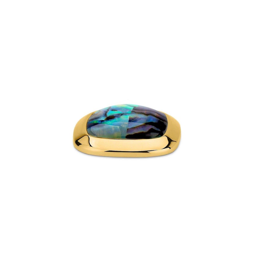 melano jewelry Melano Kosmic Abalone Square Steen Steentjes